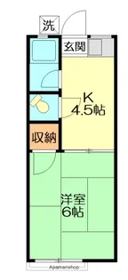 メゾン石田【1階】の間取り