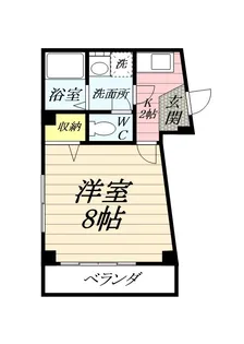 大野ビル【4階】の間取り