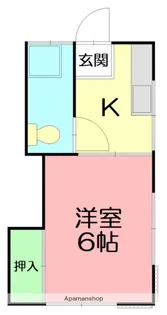 京塚荘【2階】の間取り