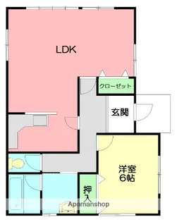 RYU’S APARTMENT【1階】の間取り