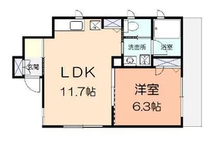 ロイヤル【1階】の間取り