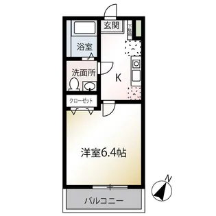 MQuarto湘南海岸公園Ⅱ【1階】の間取り