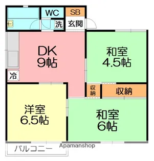 ハイツ柿澤【1階】の間取り