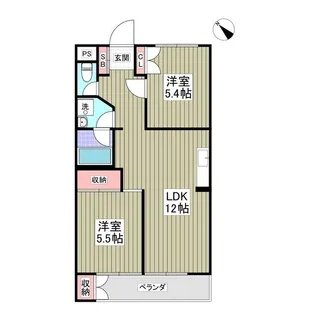ミツイマンション【3階】の間取り