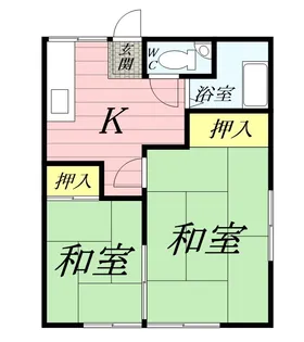 ツカサハイツ【1階】の間取り