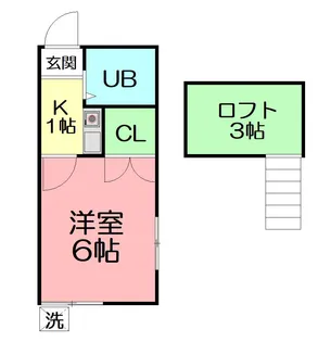 メゾン東海大学前駅第5【1階】の間取り