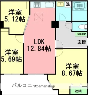 平塚スタービル【2階】の間取り
