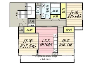 シーサイドテラス茅ヶ崎【1階】の間取り