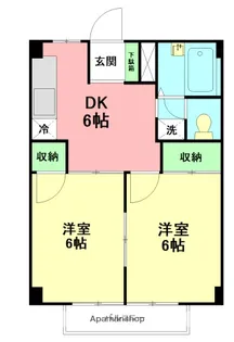 シティハイツAOKI【2階】の間取り