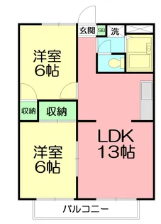 アルカディア湘南【1階】の間取り