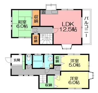 神奈川県藤沢市湘南台4丁目【一戸建】の間取り