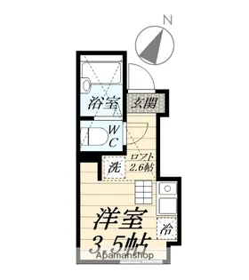 プライムテラス南林間Ⅱ【2階】の間取り