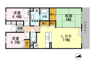 BELLEVUE壱番館【216号室】の間取り