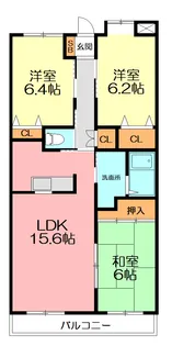 ハイビジョン【4階】の間取り