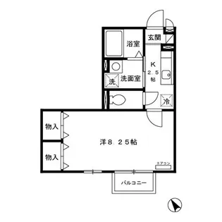 ルーチェ アトリオ【2階】の間取り