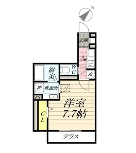チェリーハイム Ⅴ【1階】の間取り
