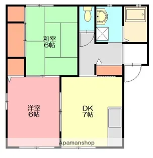 サンビーチ湘南C【1階】の間取り