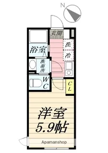 ウェリナ湘南【1階】の間取り