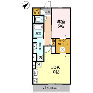 パークヒルズ【1階】の間取り