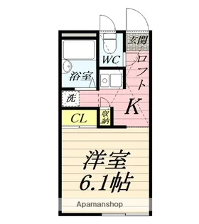 パレス泉Ⅲ【2階】の間取り