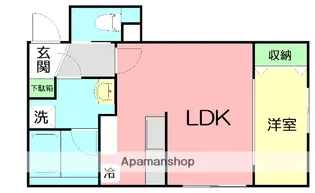 SAZANAMI TSUJIDO【1階】の間取り