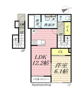 BERG MUND鵠沼【1階】の間取り