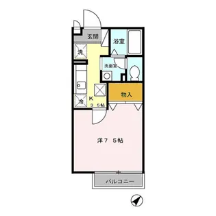 パインヒル鵠沼【1階】の間取り