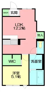 バレミックス辻堂【1階】の間取り