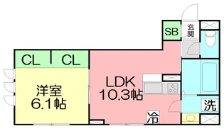 フィレール・ボヌール【1階】の間取り