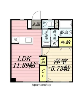 パシフィック湘南【2階】の間取り