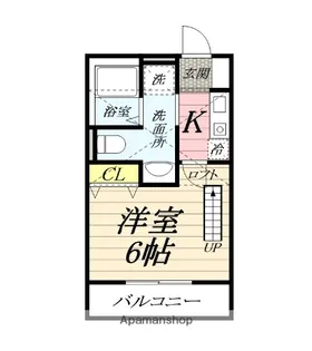 ベルメール湘南辻堂【2階】の間取り