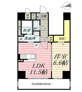 GEMINOS CHIGASAKI【3階】の間取り