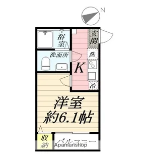 アザーレ・パッシオ本厚木B【1階】の間取り