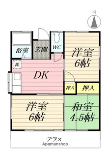 神奈川県秦野市千村2丁目【一戸建】の間取り
