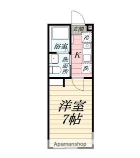 オリーブ藤沢【1階】の間取り