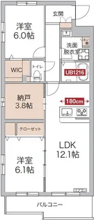 リージュ【1階】の間取り