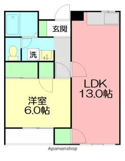 メゾンアイリスF【2階】の間取り