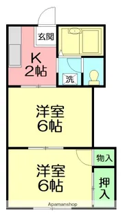 カーサベル【1階】の間取り