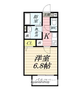 ジーメゾン海老名門沢橋エテルノ【2階】の間取り