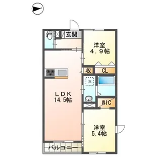 (仮称)小田原市田島マンション工事【3階】の間取り
