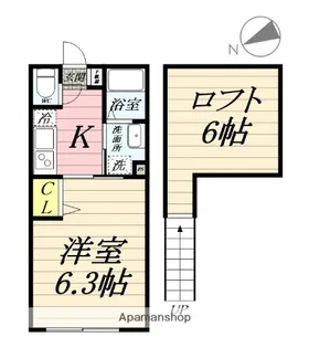 サニーサイド湘南深沢【1階】の間取り