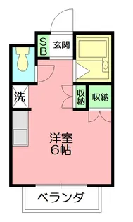 カームネスガーデン【1階】の間取り