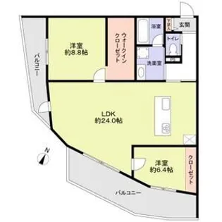 THE TAKASUNA KULTURCE【3階】の間取り