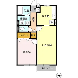 ボナールII【1階】の間取り