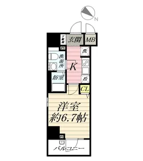 N−STAGE ISEHARA Ⅱ【2階】の間取り