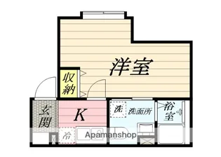クラルテ南林間【2階】の間取り