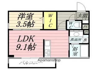 SING WITH ME【2階】の間取り