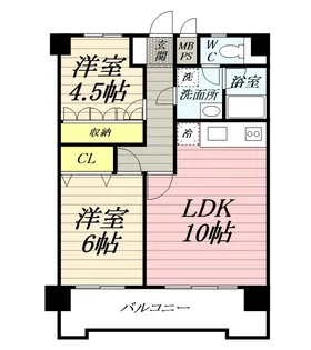 スミノ藤沢【8階】の間取り