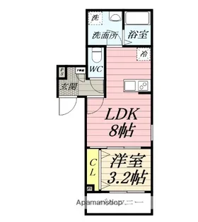 (仮称)ジーメゾン伊勢原デルタ【3階】の間取り
