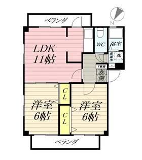 風の森【1階】の間取り